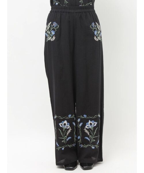 Ungrid（アングリッド）の「エンブロイダリーエスニックラフパンツ（その他パンツ・レディース・オフホワイト/ブラック/オレンジ・FREE）」の13枚目の写真