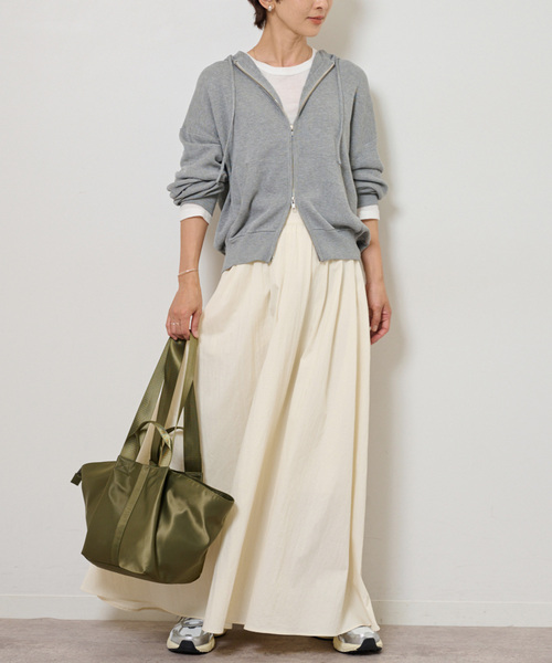 JOURNAL STANDARD relume（ジャーナルスタンダード　レリューム）の「《WEB限定追加》relumeナイロントートバッグ（トートバッグ・レディース・ネイビー/カーキ/ブラック・FREE）」の6枚目の写真