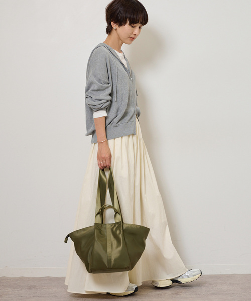 JOURNAL STANDARD relume（ジャーナルスタンダード　レリューム）の「《WEB限定追加》relumeナイロントートバッグ（トートバッグ・レディース・ネイビー/カーキ/ブラック・FREE）」の7枚目の写真