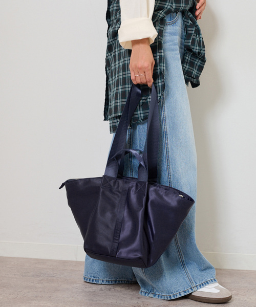 JOURNAL STANDARD relume（ジャーナルスタンダード　レリューム）の「《WEB限定追加》relumeナイロントートバッグ（トートバッグ・レディース・ネイビー/カーキ/ブラック・FREE）」の14枚目の写真