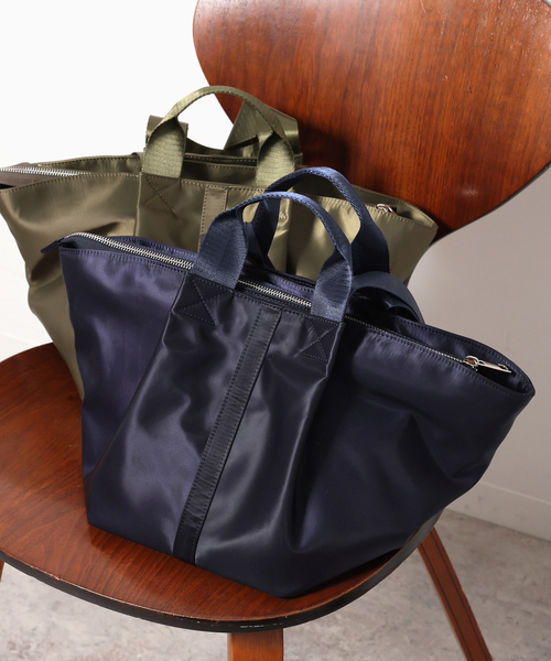 JOURNAL STANDARD relume（ジャーナルスタンダード　レリューム）の「《WEB限定追加》relumeナイロントートバッグ（トートバッグ・レディース・ネイビー/カーキ/ブラック・FREE）」の19枚目の写真