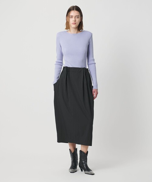 AEWEN MATOPH（イウエン マトフ）の「＜AEWEN MATOPH＞ウエストタック ポケットスカート（スカート・レディース・ホワイト/ブラック・38/36）」の4枚目の写真