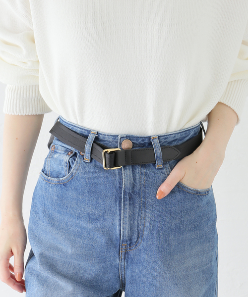 Spick & Span（スピックアンドスパン）の「Leminor/ルミノア CEINTURE5（ベルト・レディース・ブラック/ブラウン・FREE）」の7枚目の写真