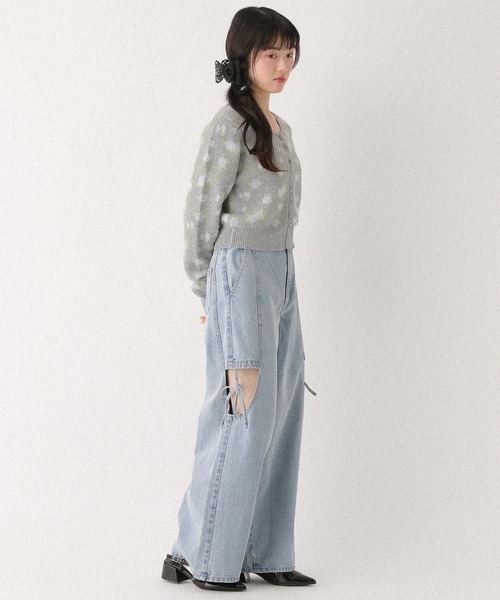 Heather（ヘザー）の「レースリボンバレッタ　659920（バレッタ/ヘアクリップ・レディース・ブラック/アイボリー・ONE SIZE）」の7枚目の写真