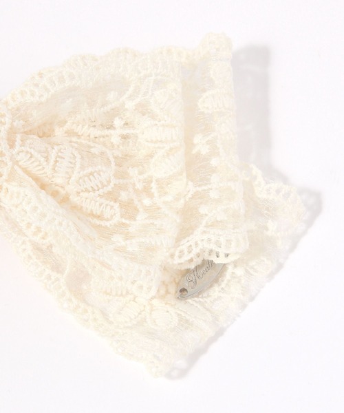 Heather（ヘザー）の「レースリボンバレッタ　659920（バレッタ/ヘアクリップ・レディース・ブラック/アイボリー・ONE SIZE）」の11枚目の写真