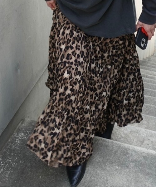 TEEN BOOP(ティーンブープ)の「レオパードボリュームSK(スカート・レディース・レオパード・FREE)」の9枚目の写真