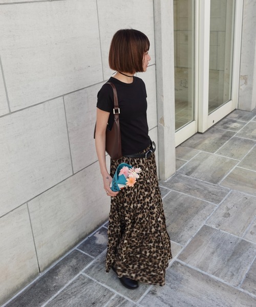 TEEN BOOP(ティーンブープ)の「レオパードボリュームSK(スカート・レディース・レオパード・FREE)」の2枚目の写真