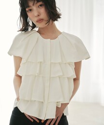 EMMEL REFINES | <EMMEL REFINES>EM ティアードフリル カットソー トップス(Tシャツ/カットソー)