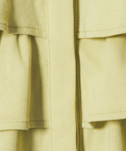 EMMEL REFINES(エメルリファインズ)の「<EMMEL REFINES>EM ティアードフリル カットソー トップス(Tシャツ/カットソー・レディース・ブラック/ホワイト/ライム・FREE)」の14枚目の写真