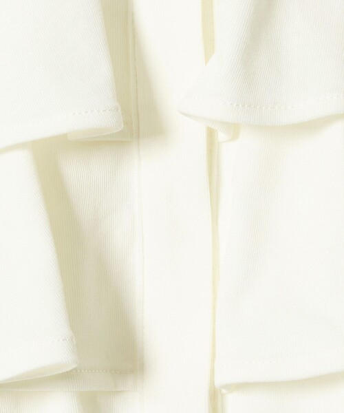 EMMEL REFINES(エメルリファインズ)の「<EMMEL REFINES>EM ティアードフリル カットソー トップス(Tシャツ/カットソー・レディース・ブラック/ホワイト/ライム・FREE)」の20枚目の写真