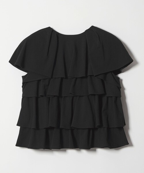 EMMEL REFINES(エメルリファインズ)の「<EMMEL REFINES>EM ティアードフリル カットソー トップス(Tシャツ/カットソー・レディース・ブラック/ホワイト/ライム・FREE)」の22枚目の写真