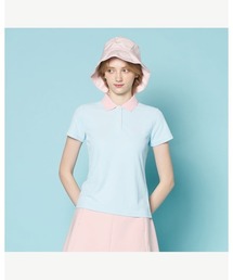 【VIVA HEART/GOLF】 バックプリントポロシャツ