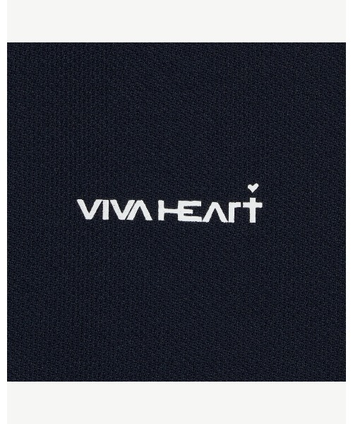 VIVA HEART(ビバハート)の「【VIVA HEART/GOLF】 バックプリントポロシャツ(ポロシャツ・レディース・ネイビー/ホワイト/ブルー・38/40/42)」の15枚目の写真