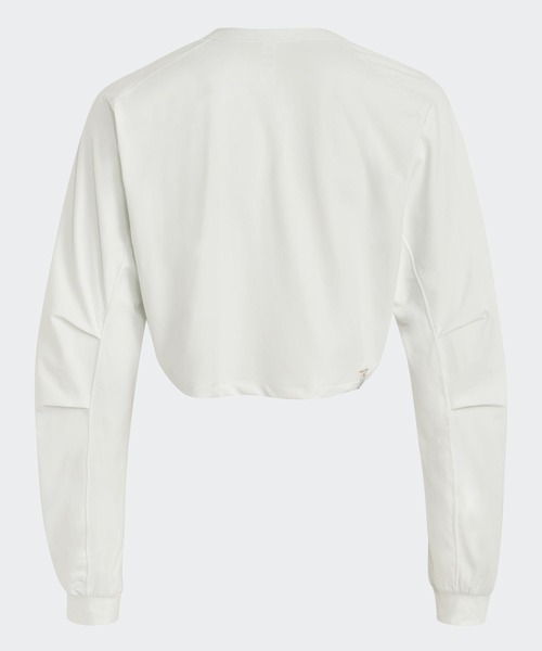 adidas(アディダス)の「DAY//0 長袖Tシャツ / RUN LS TEE W / ロンT / アディダス adidas(Tシャツ/カットソー・レディース・ベージュ・X-LARGE/SMALL/MEDIUM/LARGE)」の2枚目の写真