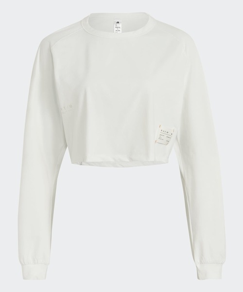 adidas(アディダス)の「DAY//0 長袖Tシャツ / RUN LS TEE W / ロンT / アディダス adidas(Tシャツ/カットソー・レディース・ベージュ・X-LARGE/SMALL/MEDIUM/LARGE)」の6枚目の写真