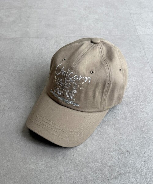 CPCM（シーピーシーエム）の「ユニコーンカラーキャップ（キャップ・レディース・レッド/ベージュ/ネイビー・FREE）」の4枚目の写真