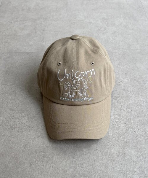 CPCM（シーピーシーエム）の「ユニコーンカラーキャップ（キャップ・レディース・レッド/ベージュ/ネイビー・FREE）」の5枚目の写真