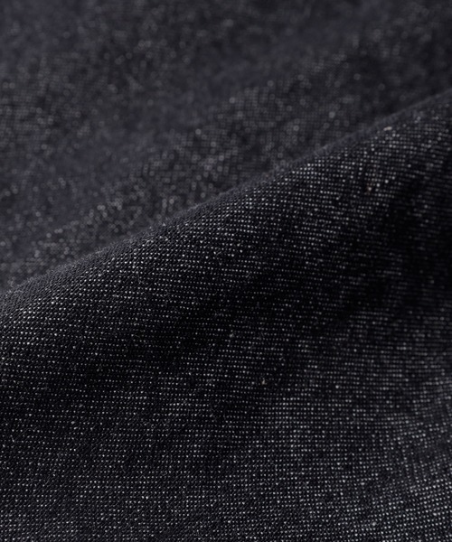 BELLUNA PLUS(ベルーナ)の「デニム素材ジッパー使いペプラムベスト(ベスト・レディース・ブラック/ブルー・MEDIUM/LARGE/X-LARGE)」の3枚目の写真