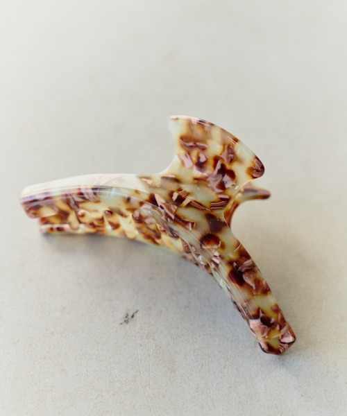 Libra Cue（リブラ キュー）の「ロングバーヘアクリップ（バレッタ/ヘアクリップ・レディース・ブルー/ベージュ・FREE）」の6枚目の写真