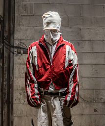 ROARINGRAD（ロアリングラド）の「26 クロップトラックジャケット レッド（ナイロンジャケット）」