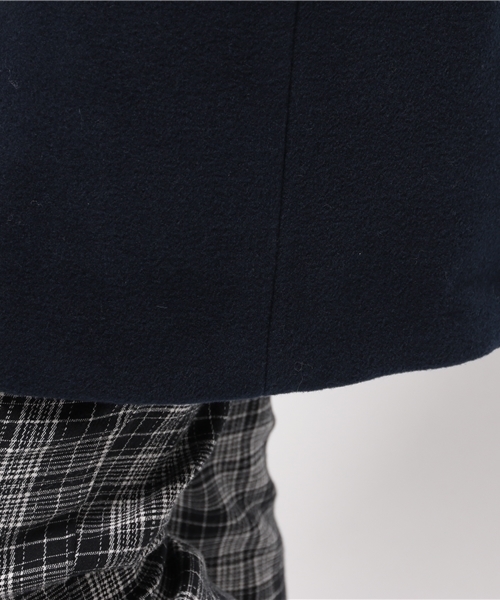 Kastane（カスタネ）の「薔薇裏地ニットフードCT（その他アウター・レディース・キャメル/ネイビー・FREE）」の9枚目の写真