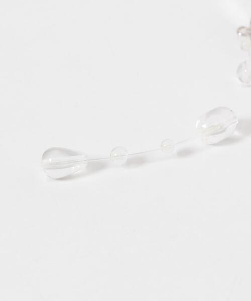 KBF(ケイビーエフ)の「シズクイヤリング(イヤリング・レディース・カーキ/クリア・ONE)」の8枚目の写真