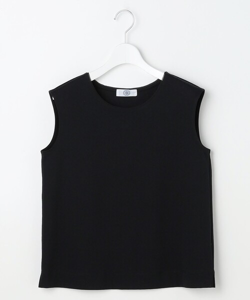 J.PRESS(ジェイプレス)の「【レイヤードスタイルに】スムースジャージー ノースリーブ カットソー(Tシャツ/カットソー・レディース・ライトグレー系/ブラック系/ホワイト系・T15/T13)」の8枚目の写真