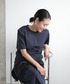 Henon.（ヘノン）の「肩パットTシャツ（Tシャツ/カットソー・F）」