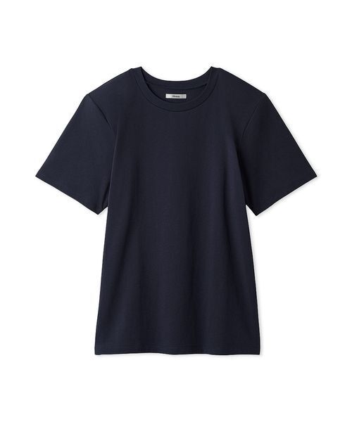 Henon.(ヘノン)の「肩パットTシャツ(Tシャツ/カットソー・レディース・バーガンディー/ホワイト/ネイビー・F)」の13枚目の写真