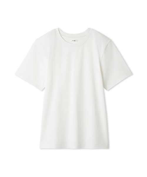 Henon.(ヘノン)の「肩パットTシャツ(Tシャツ/カットソー・レディース・バーガンディー/ホワイト/ネイビー・F)」の14枚目の写真