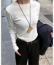クルーネックLSニット / Crew Neck LS Knit