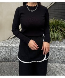 クルーネックLSニット / Crew Neck LS Knit