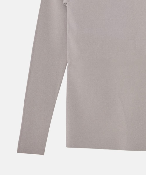 LE CIEL BLEU（ルシェルブルー）の「クルーネックLSニット / Crew Neck LS Knit（ニット/セーター・レディース・ブラック/パープル/グレー/オフホワイト・36）」の10枚目の写真