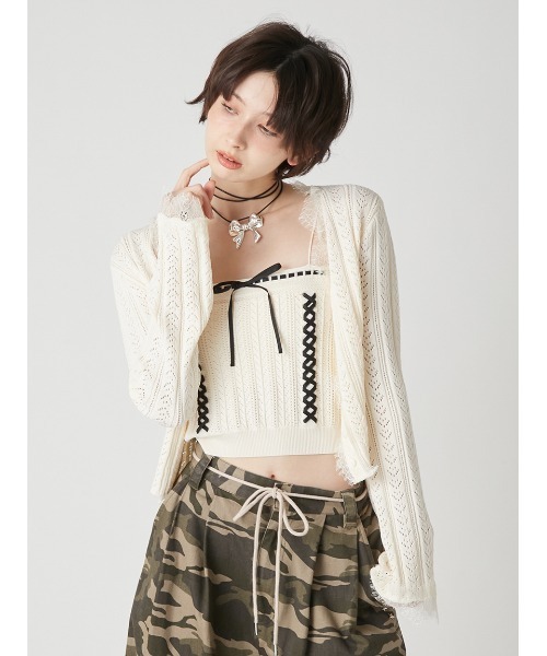 LILY BROWN（リリーブラウン）の「kituneプルオーバー（ニット