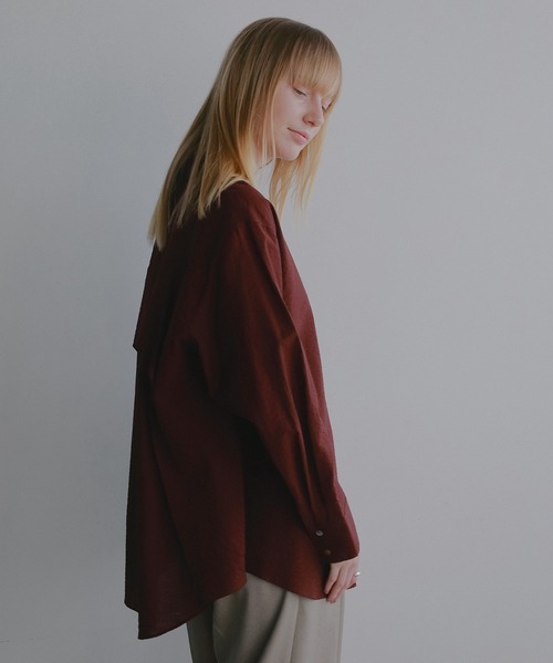 MANOF（マノフ）の「BACK LAYERED SHEER SHIRT（シャツ/ブラウス