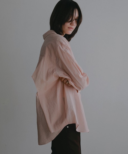 MANOF（マノフ）の「BACK LAYERED SHEER SHIRT（シャツ/ブラウス