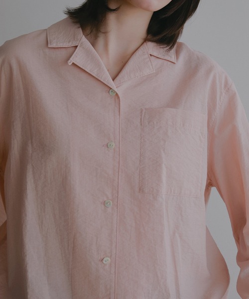 MANOF（マノフ）の「BACK LAYERED SHEER SHIRT（シャツ/ブラウス