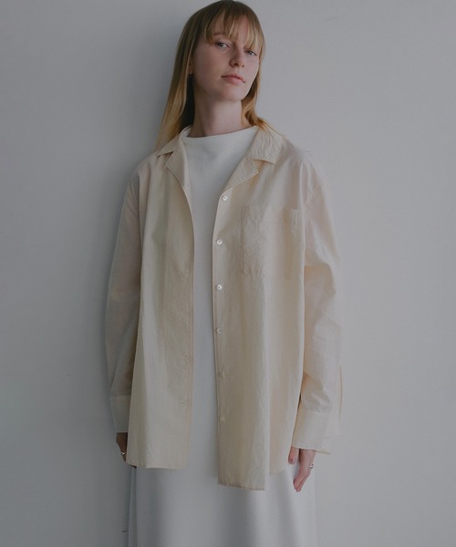 MANOF（マノフ）の「BACK LAYERED SHEER SHIRT（シャツ/ブラウス