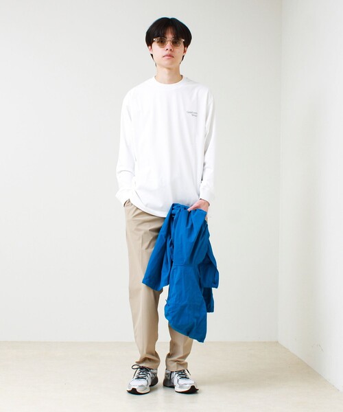 GLOSTER(グロスター)の「【速乾/ストレッチ/耐久】PERFECTEX 水陸両用GOODNESS ロンT(Tシャツ/カットソー・メンズ・ホワイト/ブラック/ブルー系その他7・S/M/L)」の5枚目の写真