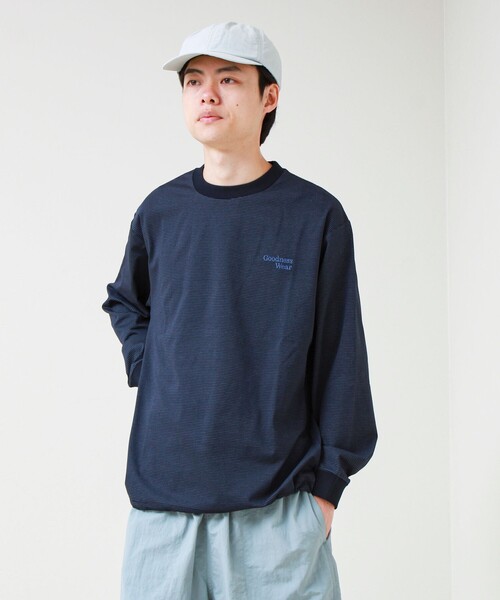 GLOSTER(グロスター)の「【速乾/ストレッチ/耐久】PERFECTEX 水陸両用GOODNESS ロンT(Tシャツ/カットソー・メンズ・ホワイト/ブラック/ブルー系その他7・S/M/L)」の8枚目の写真