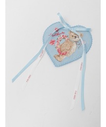 PINK HOUSE クマ刺繍ハート型ワッペン 新品未使用 テディローズ 水色 PINK HOUSE（ピンクハウス）の「テディローズ刺繍ハート型ワッペン