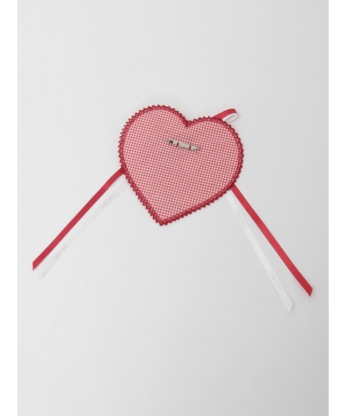 PINK HOUSE（ピンクハウス）の「テディローズ刺繍ハート型ワッペン（ブローチ/コサージュ・レディース・レッド/ラベンダー/ピンク/スカイブルー/ブラック・フリー）」の7枚目の写真