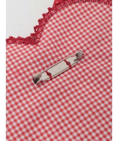 PINK HOUSE（ピンクハウス）の「テディローズ刺繍ハート型ワッペン（ブローチ/コサージュ・レディース・レッド/ラベンダー/ピンク/スカイブルー/ブラック・フリー）」の9枚目の写真