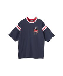 ヒステリックグラマー Tシャツ カットソー プリント S ネイビー マルチカラー HYSTERIC GLAMOUR ヒステリックグラマー / HYSTERIC GLAMOUR