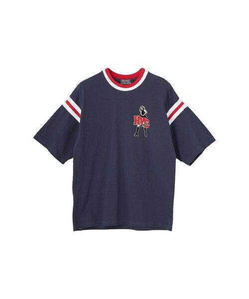 HYSTERIC GLAMOUR（ヒステリックグラマー）の「HYSTERIC SERVICE Tシャツ（Tシャツ/カットソー・メンズ・ブラック/グリーン/ネイビー・SMALL/MEDIUM/LARGE/X-LARGE）」の3枚目の写真