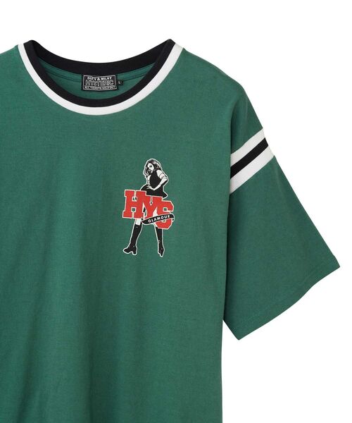 HYSTERIC GLAMOUR（ヒステリックグラマー）の「HYSTERIC SERVICE Tシャツ（Tシャツ/カットソー・メンズ・ブラック/グリーン/ネイビー・SMALL/MEDIUM/LARGE/X-LARGE）」の5枚目の写真