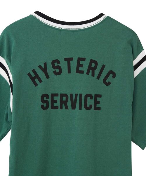 HYSTERIC GLAMOUR（ヒステリックグラマー）の「HYSTERIC SERVICE Tシャツ（Tシャツ/カットソー・メンズ・ブラック/グリーン/ネイビー・SMALL/MEDIUM/LARGE/X-LARGE）」の6枚目の写真