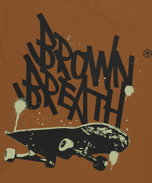 BROWNBREATH(ブラウンブレス)の「BOARD TAG TEE - ORANGE(Tシャツ/カットソー・レディース・その他・SMALL/MEDIUM/LARGE/X-LARGE)」の6枚目の写真