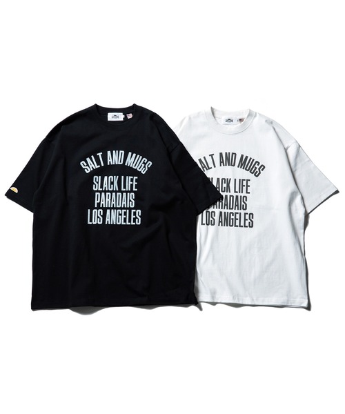 SALT&MUGS(ソルトアンドマグス)の「SPL College Heavy Tee(Tシャツ/カットソー・メンズ・ホワイト/ブラック・SMALL/MEDIUM/LARGE/X-LARGE)」の5枚目の写真