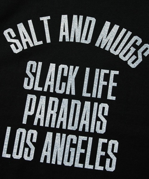 SALT&MUGS(ソルトアンドマグス)の「SPL College Heavy Tee(Tシャツ/カットソー・メンズ・ホワイト/ブラック・SMALL/MEDIUM/LARGE/X-LARGE)」の6枚目の写真